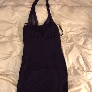 Purple mini dress